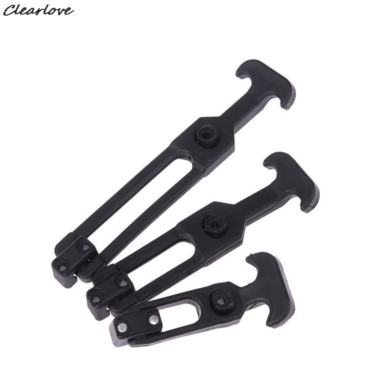Rubber Hood Catch Flexible T-Handle Hasp Rubber Flexible Draw Latches With Brackets For Tool Box Vehicle Engine