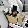 PU Leather Center Console Armrest Cushion Portable Storage Box New Car Armrest Pillow  Universal