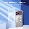 Clear‑Series Dual‑Composite Armor Magnetic Shockproof TPU+Acrylic Phone Case, Transparent Protective Cover For iPhone 17 Pro Max