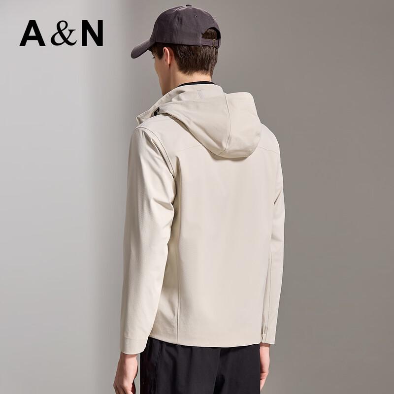 Antonio Men's Detachable Hood Windproof Casual Jacket