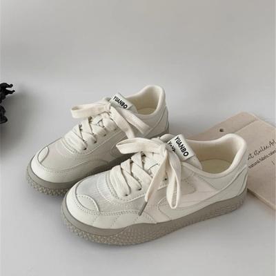 Nouveauté printemps style universitaire rétro petites chaussures blanches chaussures plates chaussures de sport chaussures décontractées chaussures polyvalentes chaussures de skate chaussures pour femmes