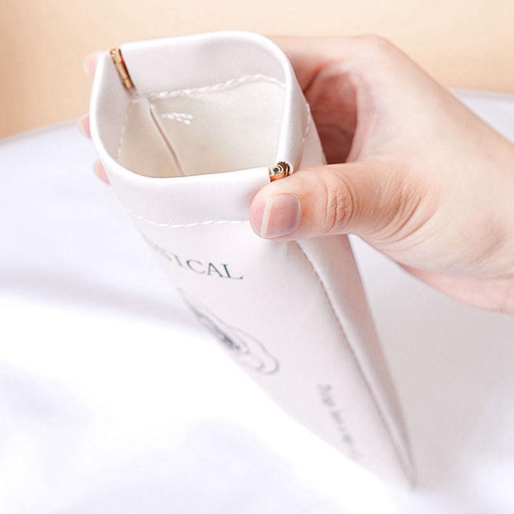 Automatic Closed Sunglasses Bag New PU Portable Sunglasses Case Compression Resistance Printed Eyewear Storage Bag Sunglasses