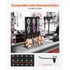 SucceBuy Pegboard Display Stand 17 X 13 In Tabletop Pegboard Display Stand with 15 Hooks for Retail Store and Jewelry Shop Black