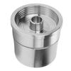 Stainless Steel Reusable Coffee Pod Kit Fit for   Coffee Machine Refillable Coffee Capsule Filter with Spoon Brush