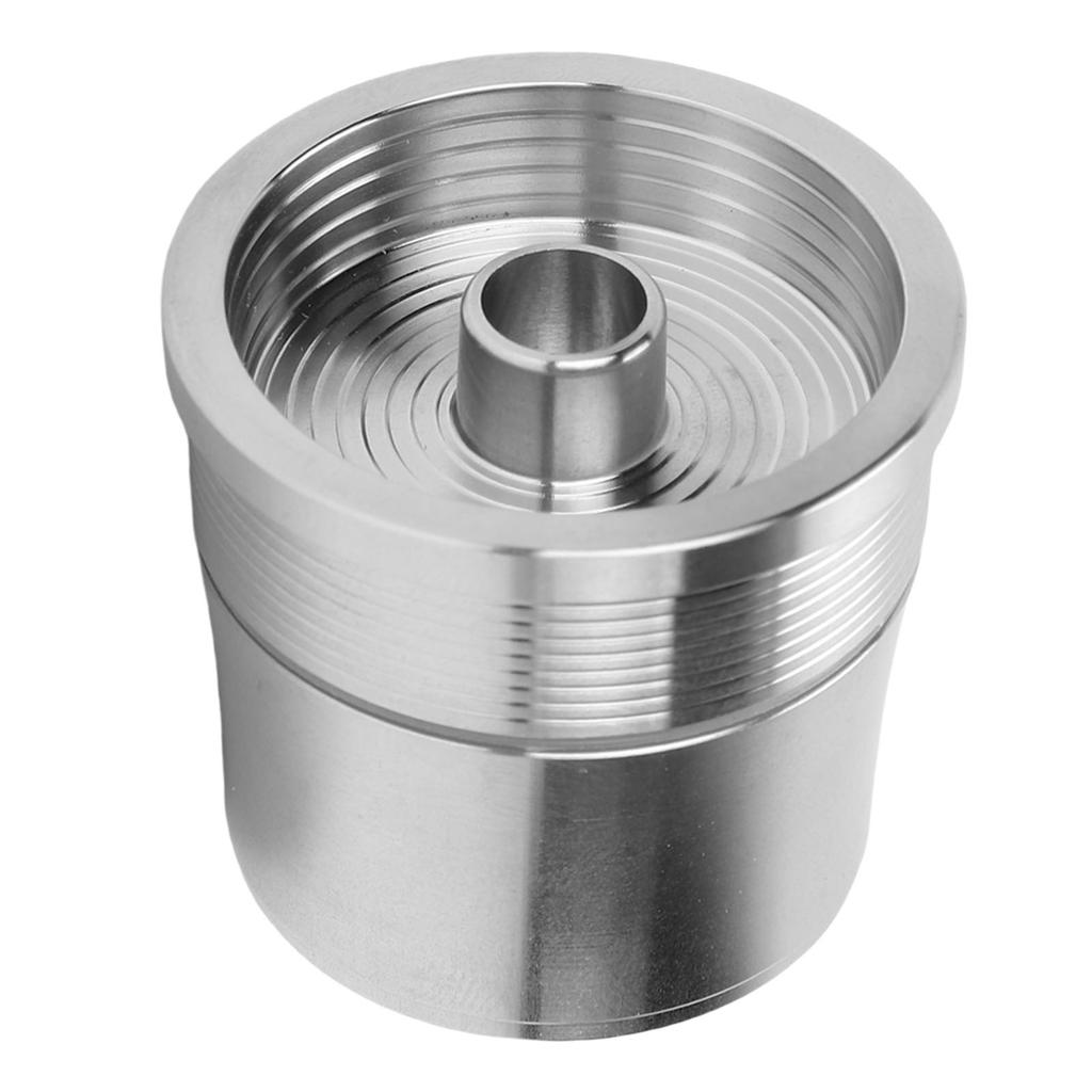 Stainless Steel Reusable Coffee Pod Kit Fit for Coffee Machine Refillable Coffee Capsule Filter with Spoon Brush