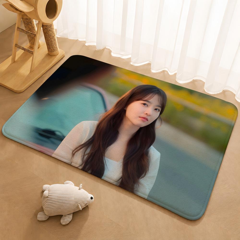 Korean TV series Melo Movie Floor Mat Floor Mat Soft Flannel Non-Slip Door Rug for Living Room