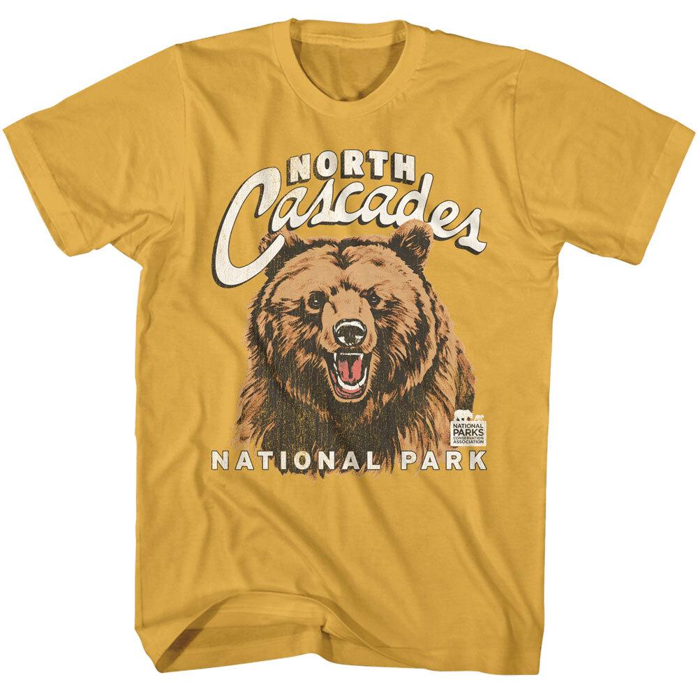 United States National Parks North Cascades Grizzly Men s T Shirt Unisex T-Shirt S