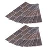 2 Sets Tile Sticker Retro Classic Self Adhesive Waterproof Sticker Kitchen Bathroom Wall Decor(FG01