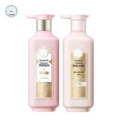 Sansheng Flower Rose Essential Oil Shampoo & Shower Gel Set