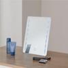 Belca Tabletop Mirror with LED Wide X 4cm Deep X Adjustable Stand Makeup Light, 18.5cm 25.5cm High, White, Brightness, Mirror, Mirror, DI-LT