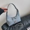 Fashion Korean Style Handbag 2024 Spring New Versatile Instagram One Shoulder Underarm Bag Dumpling Bag for Women