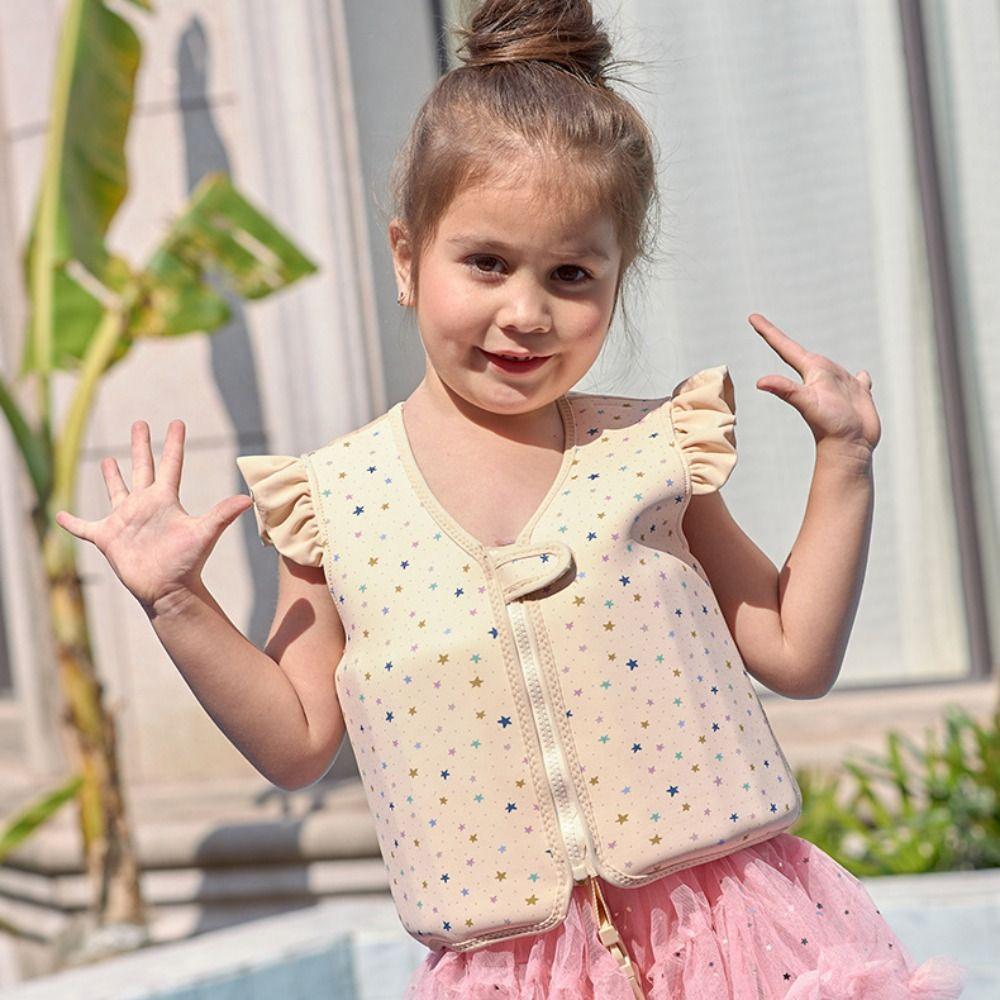 Anti Rollover Child Buoyancy Vest Adjustable Inflation-Free Swimming Vest  Child
