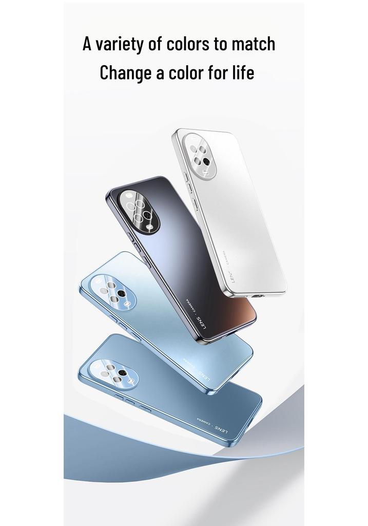 Huawei Nova15Pro Matte Electroplating Case with Camera Lens Protection for Nova11/12/13/14u