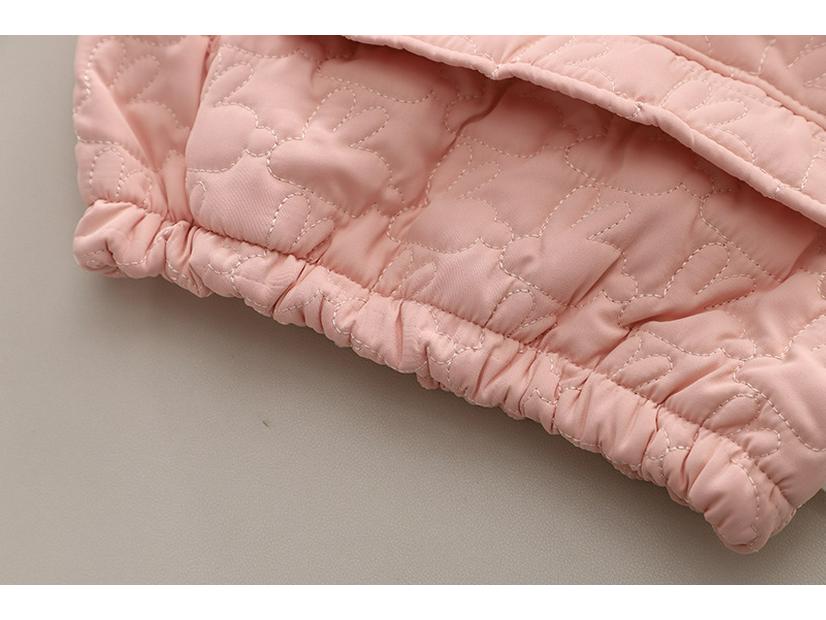 Winter 2025 Baumwolljacke mit Fleecefutter und Anzug-Set für Mädchen, Kleinkinder und Kleinkinder