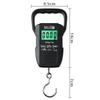 Baijie Portable Digital Hanging Scale, 60kg Capacity