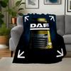 DAF Trucks Front View PosterBlanket Flannel Throw Blanket for Sofa, Bed, Travel, Camping, Office, Couch, Chair, And Bed Gift for Christmas C