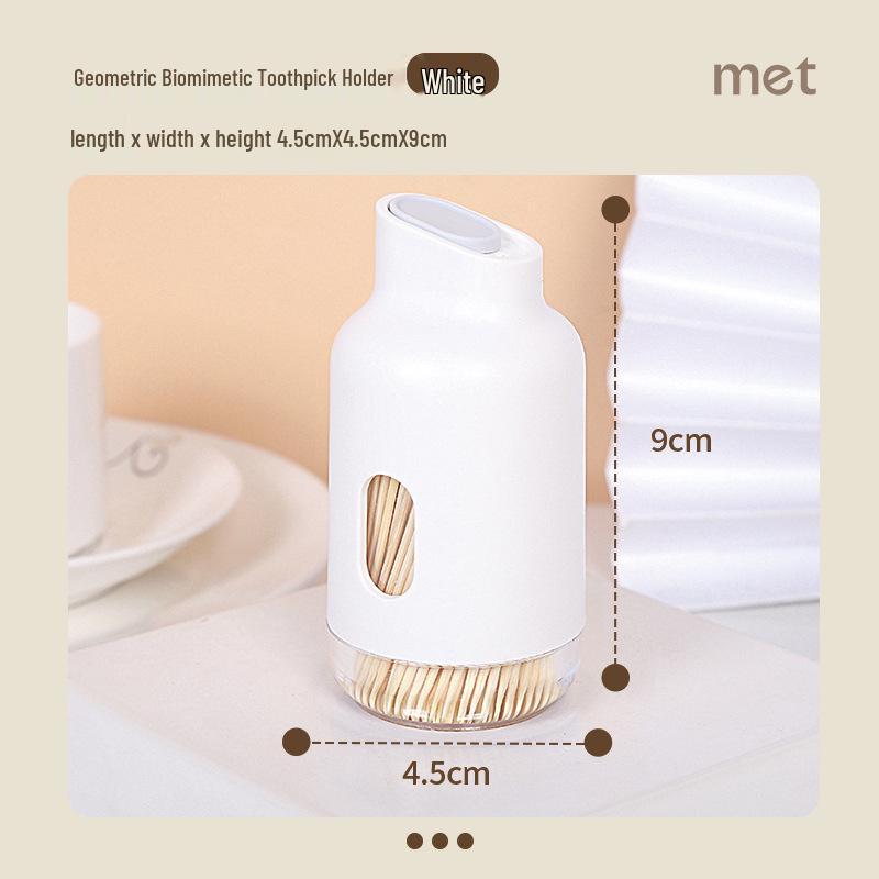 Elegant Toothpick & Swab Holder: High-End, Creative Storage for Toothpicks, Floss, and Cotton Swabs