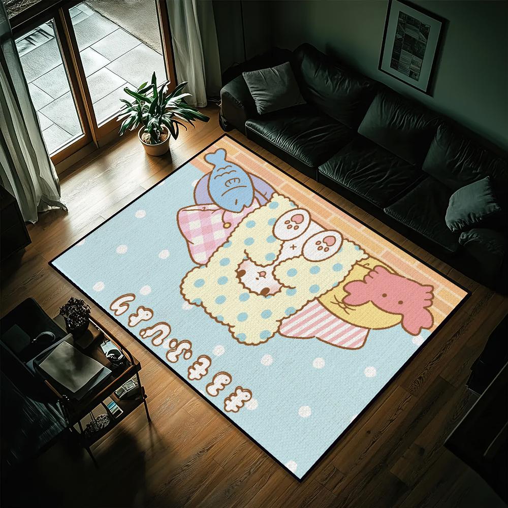 

Cartoon Cute M-M-Moppu small carpet Bedside Kitchen Bath Living Home House Bedroom Floor Mat Doormat Large Carpet Rug Decoration SJR40x60CM