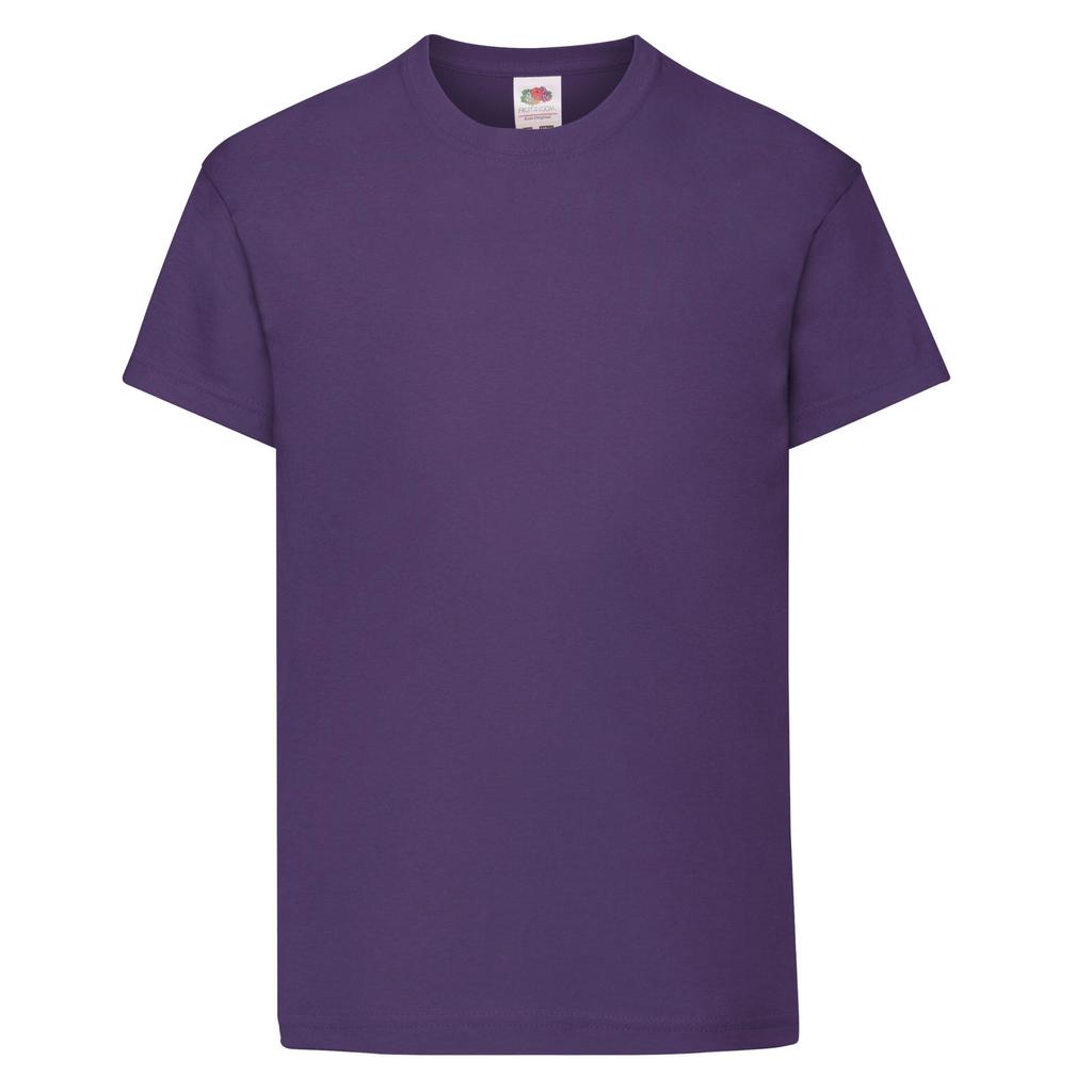 FRUIT OF THE LOOM Childrens/Kids Original T-Shirt