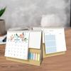 2025 Desk Calendar 2025 Monthly Floral Desktop Planner Calendar Multi-Purpose Calendar Decoration For Home Dormitory Work Area