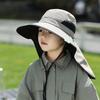 Summer Outdoor Sun Hat, UV Protection Neck Cover Bucket Hat, Family Matching Caps for Adults Kids Toddlers