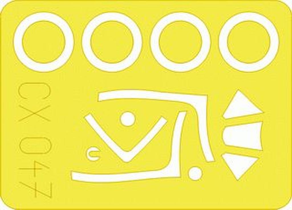 Eduard 1/72 Scale LookPlus P-47D Bubble Top Instrument Panel and Parts Set (for Tamiya) Plastic Model Kit Parts EDU674029 (Airplane)