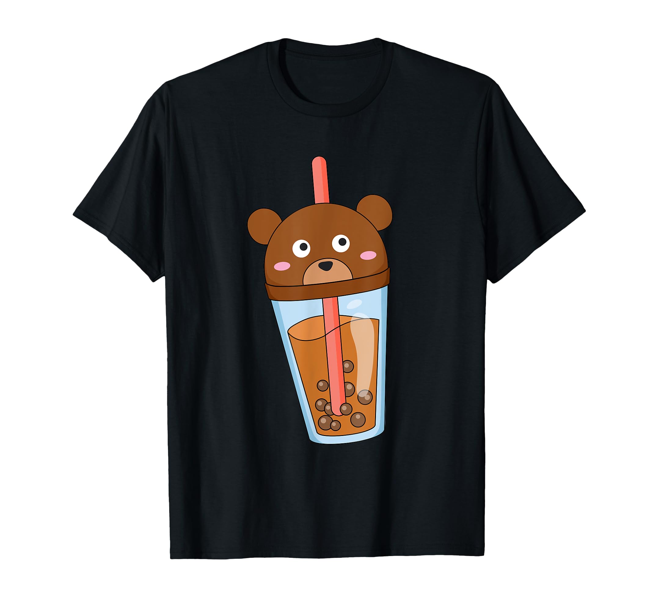 

Cute Anime Bear Bubble Tea, Milk Tea Lover T-Shirt