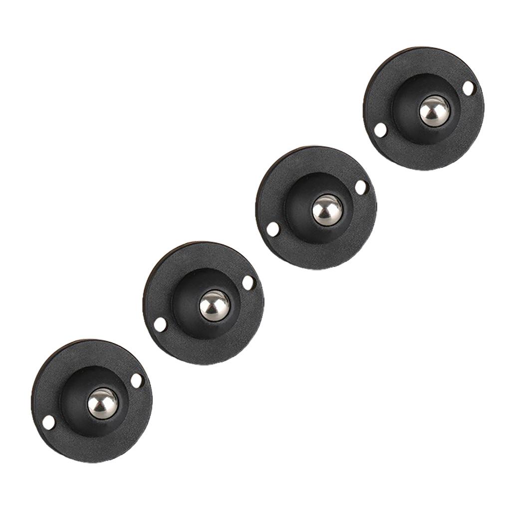 

Упаковка из 4 мебельных роликов из нержавеющей стали с самоклеящимися колесами, контейнер для хранения, мусорное ведро, липкий шкив, мини-поворотный ролик с пастой