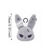 Soft Gothic Rabbit Compact Stitched Bunny Spooky Toy Halloween Plushie  Teens