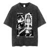 Vintage Washed Anime Hunter X Hunter T Shirt Spider Phantom Troupe Hisoka Chrollo Short Sleeve Tshirt Men Women Summer Tshirts