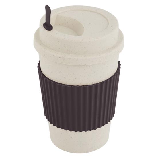 480ml Milk Cup Food Grade Heat-Resistant Large Capacity BPA Free Good Sealing Anti-scald Wheat Water Coffee Cup