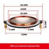 1Pc Titanium Film Tweeter Voice Coil Membrane Diy Parts 34.4 44.4 51.3 72.2 74.5Mm Core Treble Speaker Repair Accessories Black