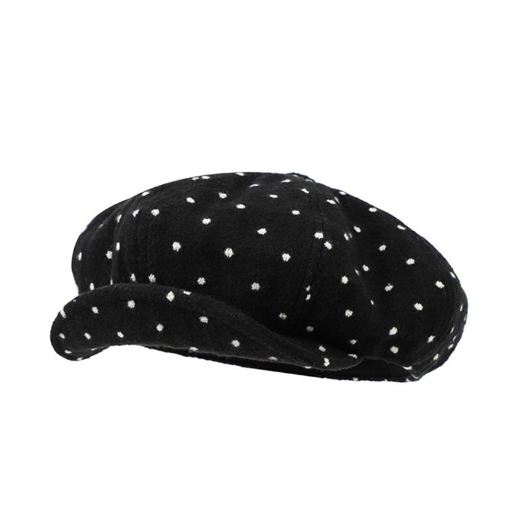 Retro Painter Hat Adjustable Newsboy Cap Versatile Cloud Beret for Women