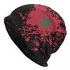 Moroccan Flag Bonnet Hats Autumn Winter Outdoor Skullies Beanies Hats Morocco for Unisex Women Summer Thermal Elastic Caps