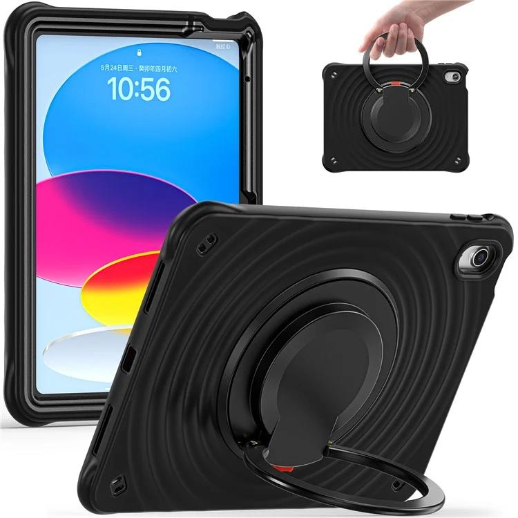 

Для iPad 10.9 (2022) Чехол для планшета из ПК+силикона+ТПУ с вращающейся ручкой