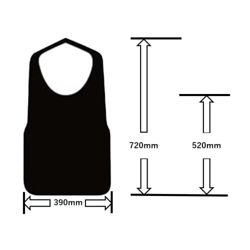 Fujinap Nonwoven Aprons, F-Type Medium (Black), 25 Aprons X 40 Bags (Product Code: 020900)
