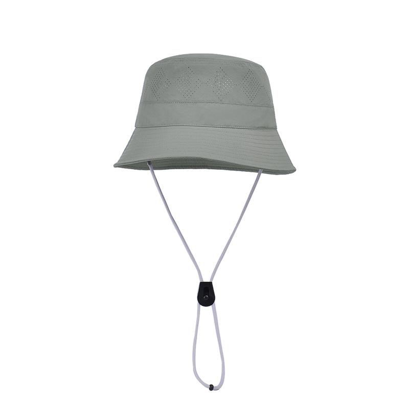 Children's Hats Summer Boys and Girls Outdoor Travel Sunscreen Visor Quick-drying Waterproof Breathable Solid Color Bucket Hat
