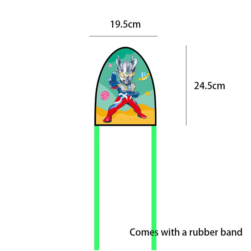 Weifang Children s Catapult Kite Grid Cloth Glass Fiber Rod Handmade Monkey Dinosaur Parrot Mermaid Style B
