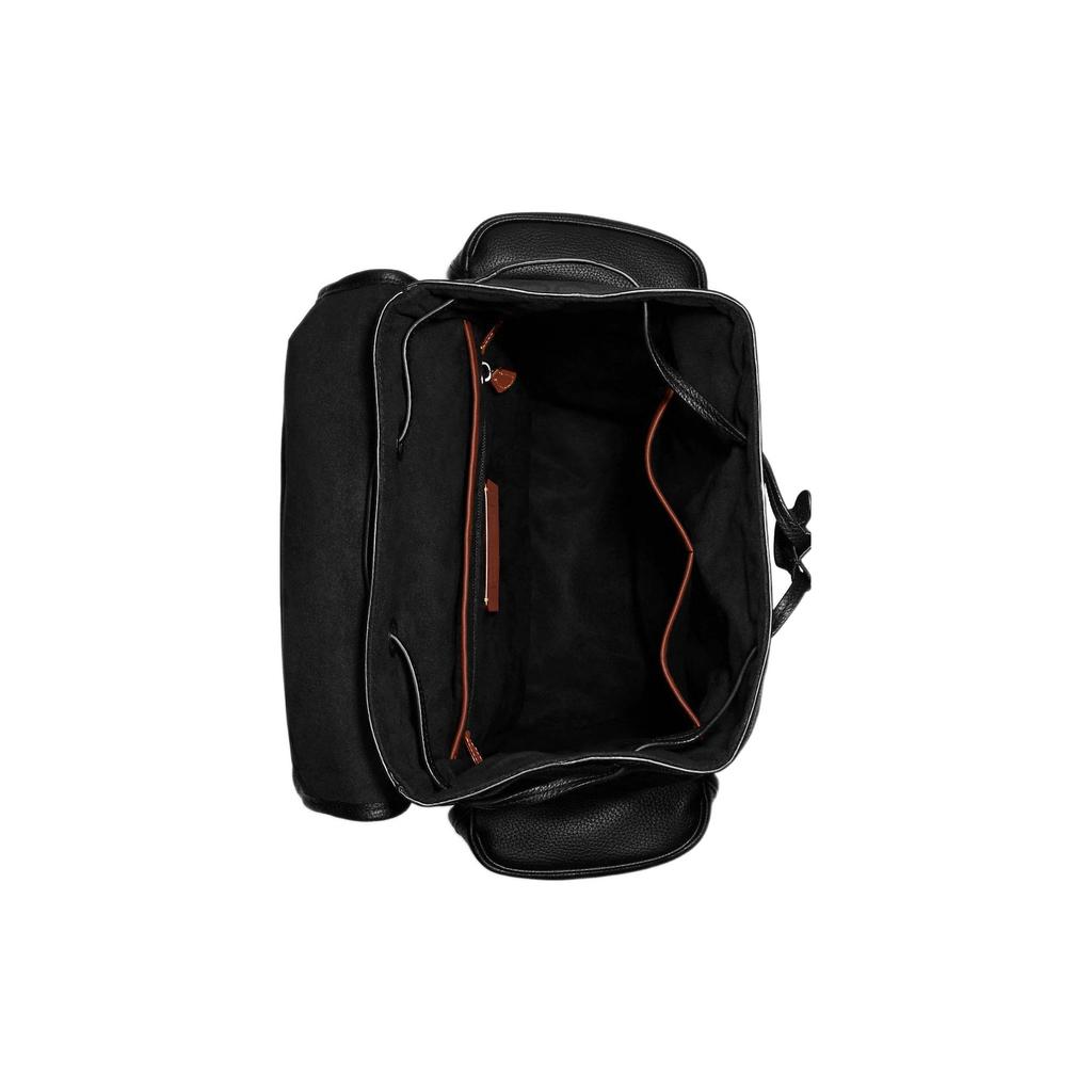 New COACH Hitch Canvas With Leather Backpack Tubas Men's Black CE472-CHR