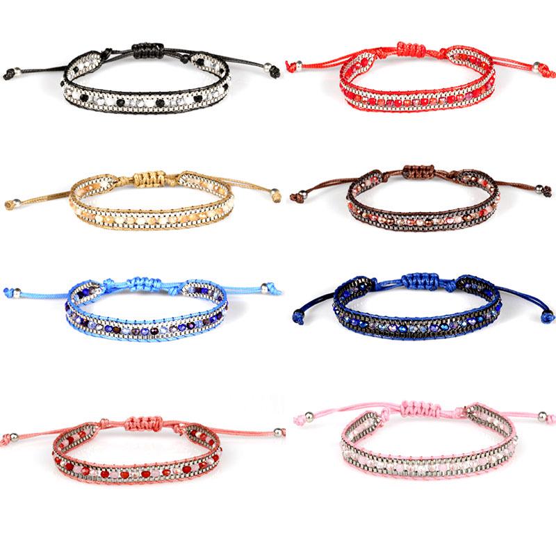 Retro Bohemian Crystal Rope Bracelet