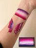 35g One Stroke Rainbow Split Face Body Paint UV Glow Water Activated Cake Liner for Body Art