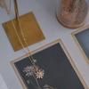 S925 Sterling Silver Snowflake Pendant Necklace - Fresh & Chic Mori Girl Style