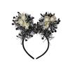 Party Decoration Christmas New Year Headpiece Star/Crown Glitter Hair Hoop  New Year Dress Up