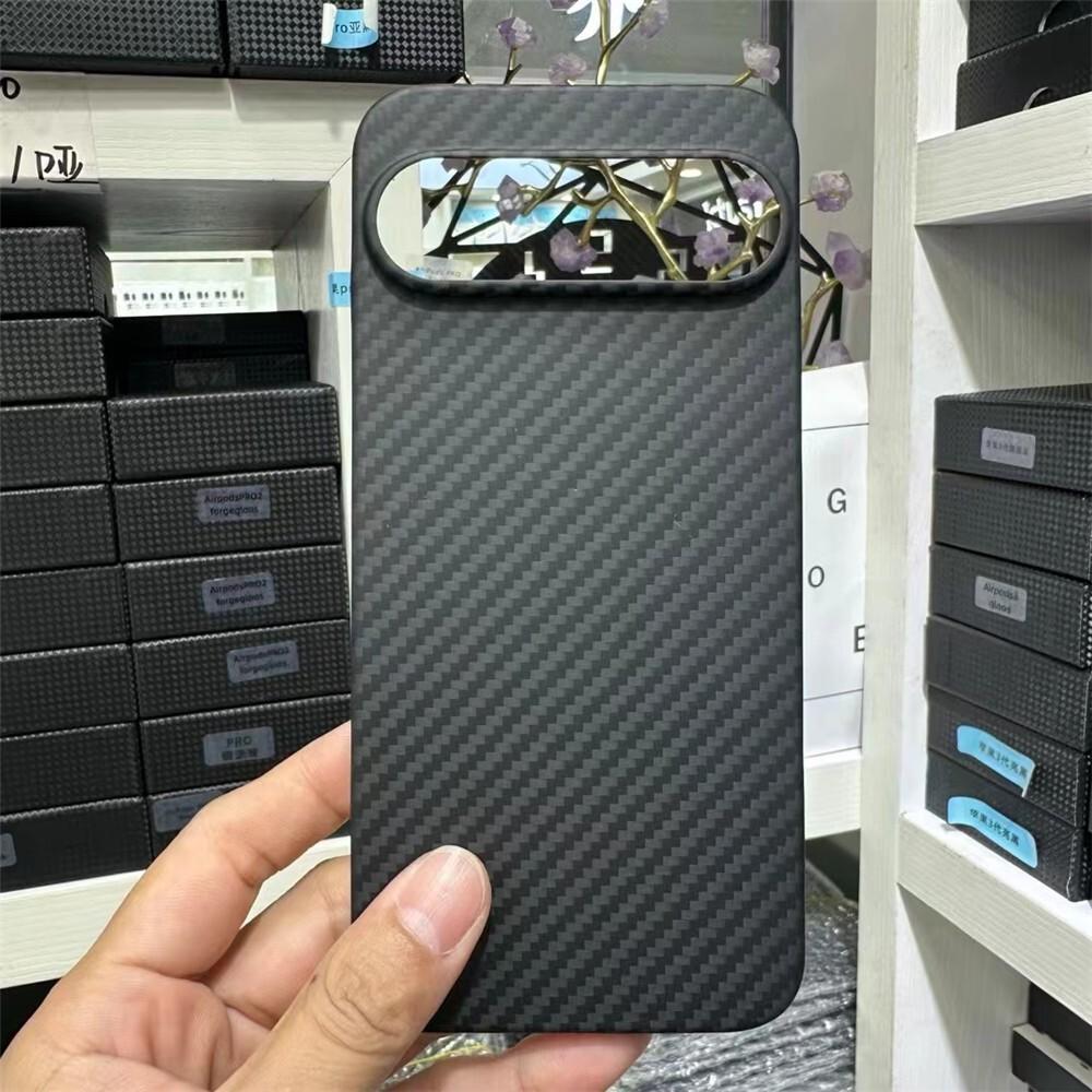 Кейс из углеродного волокна 1500D для Google Pixel 9 pro XL/9 pro Арамидный противоударный чехол Google Pixel 9
