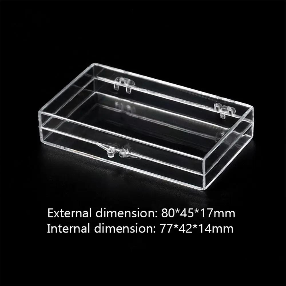 Postcard Badge Commemorative Coin Display Storage Box Transparent Box Lid Jewelry Manicure
