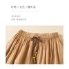 Literary Vintage Summer Mid-length Double-layer Bustier Skirt