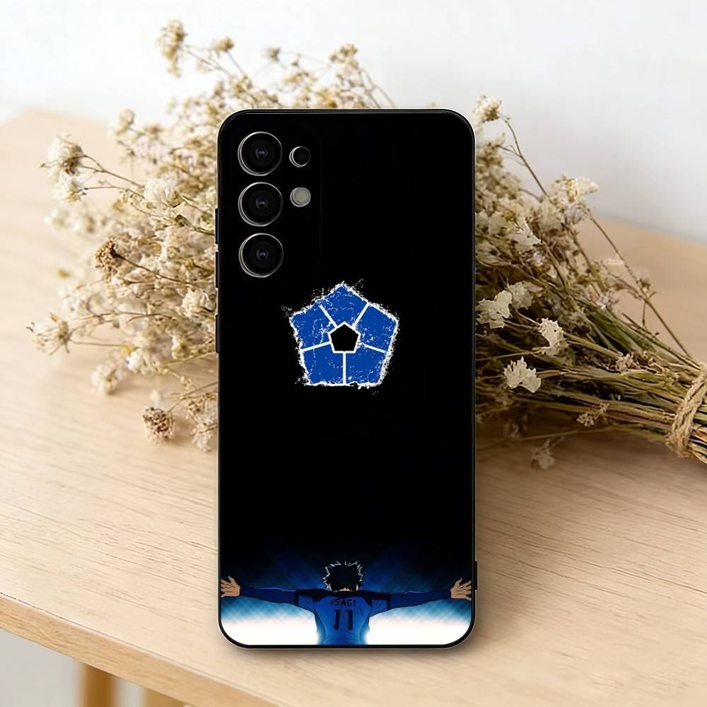 

Аниме B-blue L-Lock Чехол для телефона для Samsung S25, S24, S21, S22, S23, S30, Ultra, S20, Plus, Fe, Мягкий силиконовый черный чехол Samsung S30plus5G