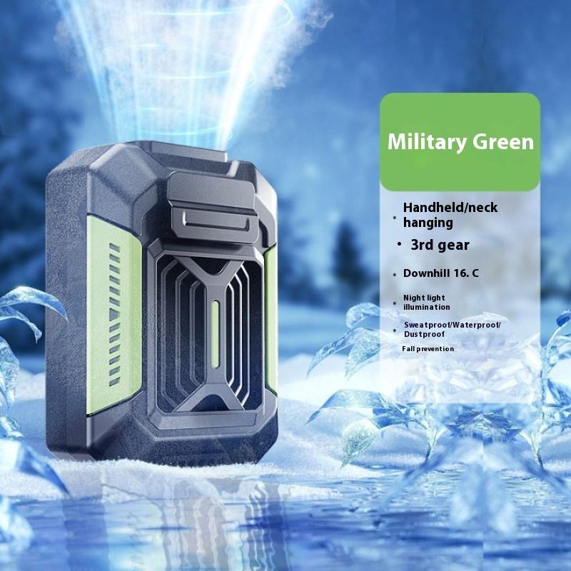 

Portable Waist Hanging Fan Outdoor Construction Site Cooling Fan Long Lasting Battery