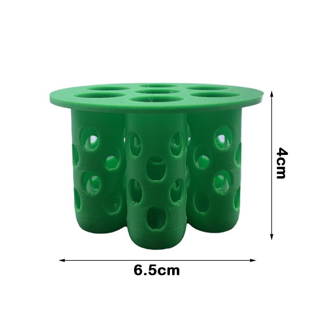 

7-луночный лоток для проращивания семян без почвы, легкая установка, лоток для рассады, компактный инструмент для выращивания растений зелёный