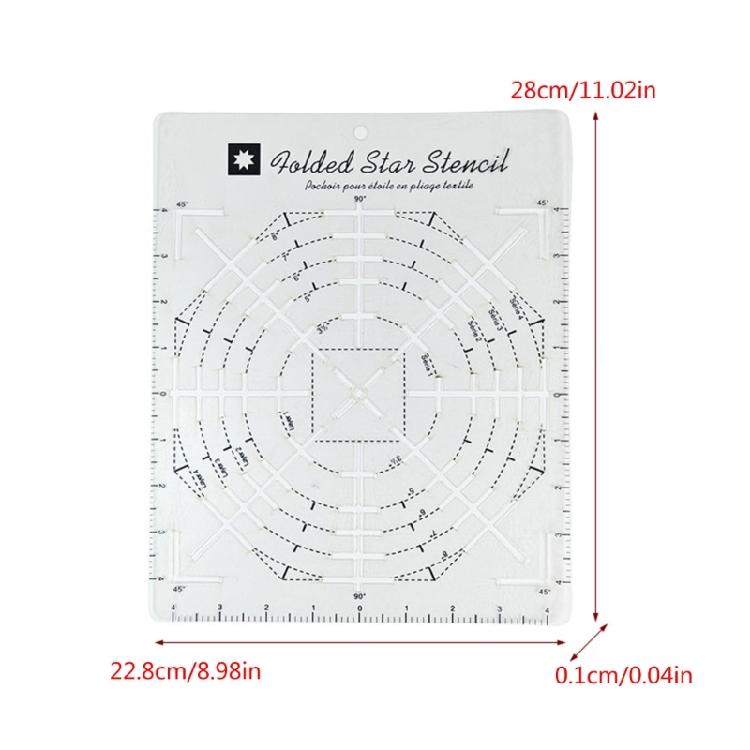 Acrylic Quilters Ruler Fabric Cutting Ruler Sewing Ruler Patchwork Ruler